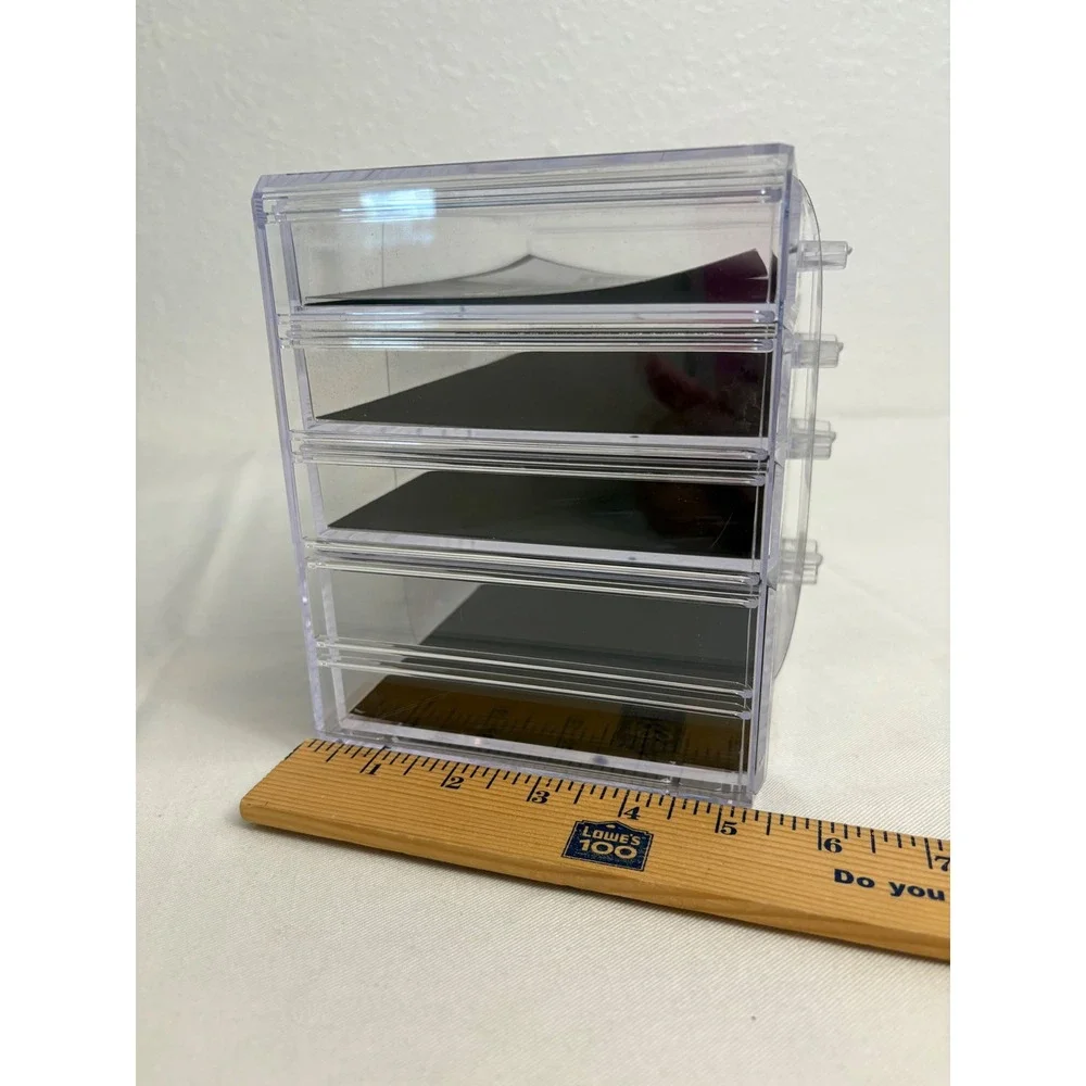 Bino Clear Acrylic 4 Drawer Organizer Chest Makeup Jewelry Storage Cosmetic‎
